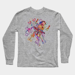 WO/MAN in Paradox - Lines and Color Long Sleeve T-Shirt